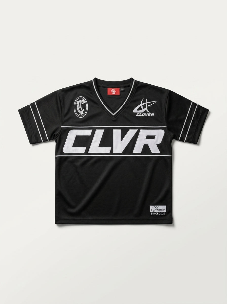 CLVR JERSEY STARS NEGRO frente